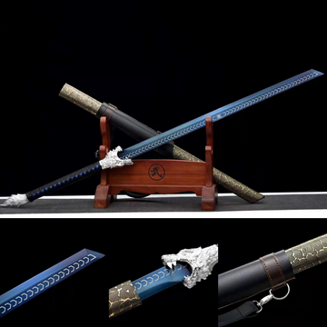 The Akuma Yunei Handmade Chinese Dao Manganese Steel-Romance of Men